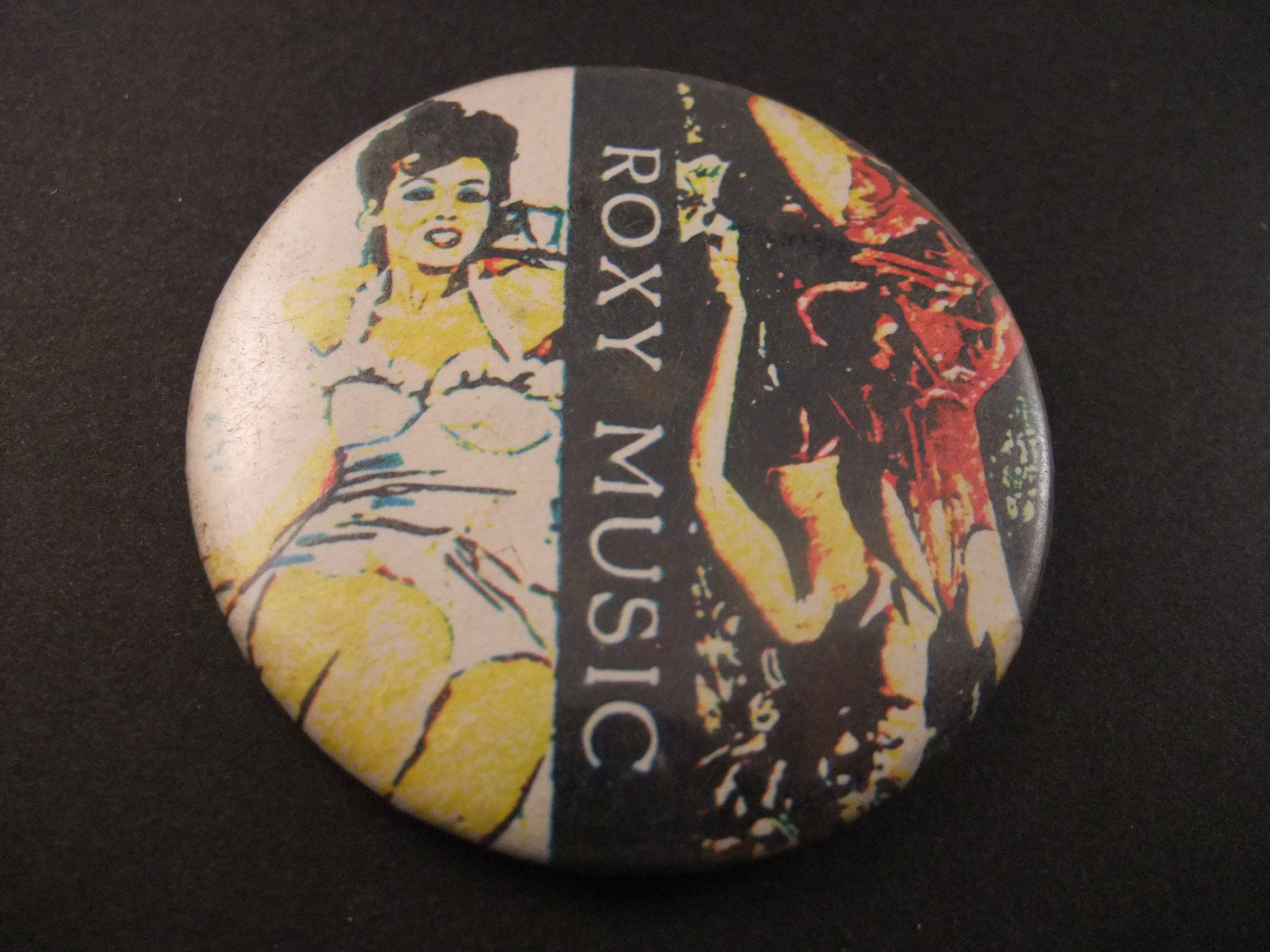Roxy Music Britse rockgroep mooie dame